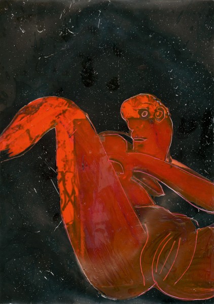 untitled, 2007 (red figure)